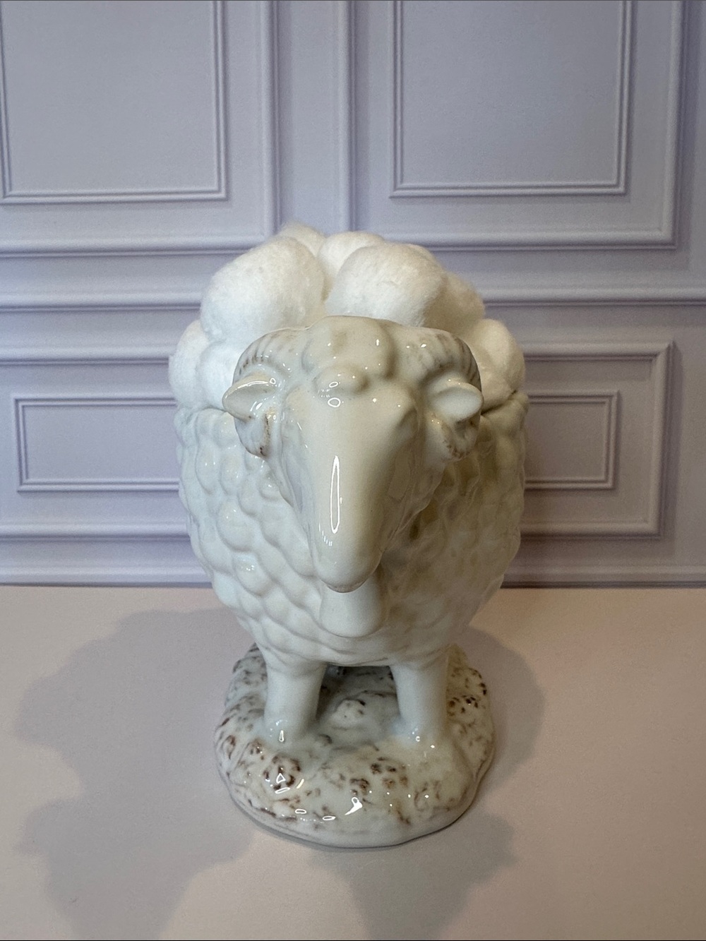 Juliska White Ceramic Ram Serving Bowl Renoir - Picture 2 of 7